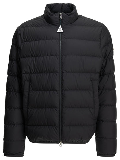 Moncler "Baudinet" Short Down Jacket - Blue