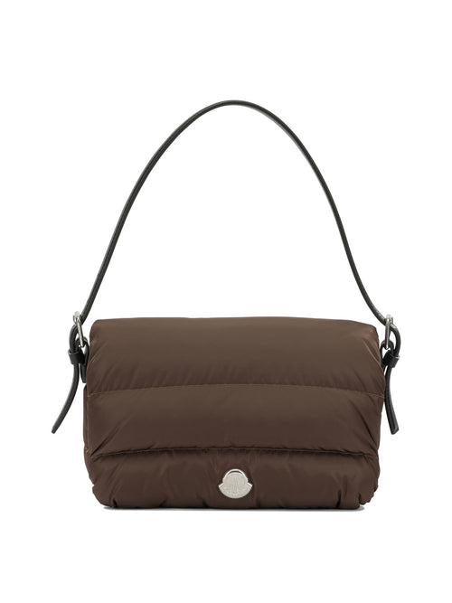Moncler "Caradoc" Small Shoulder Bag - Brown