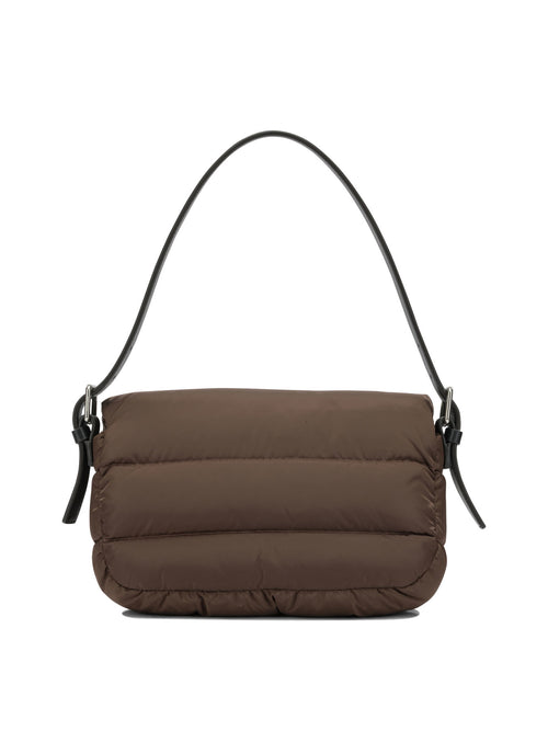 Moncler "Caradoc" Small Shoulder Bag - Brown