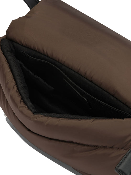 Moncler "Caradoc" Small Shoulder Bag - Brown