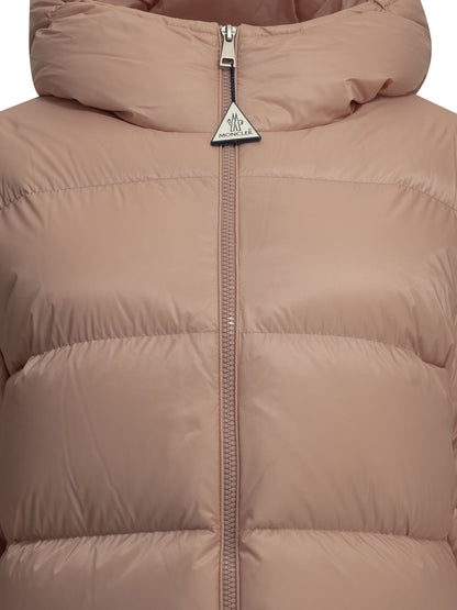 Moncler "Feligule" Short Down Jacket - Pink