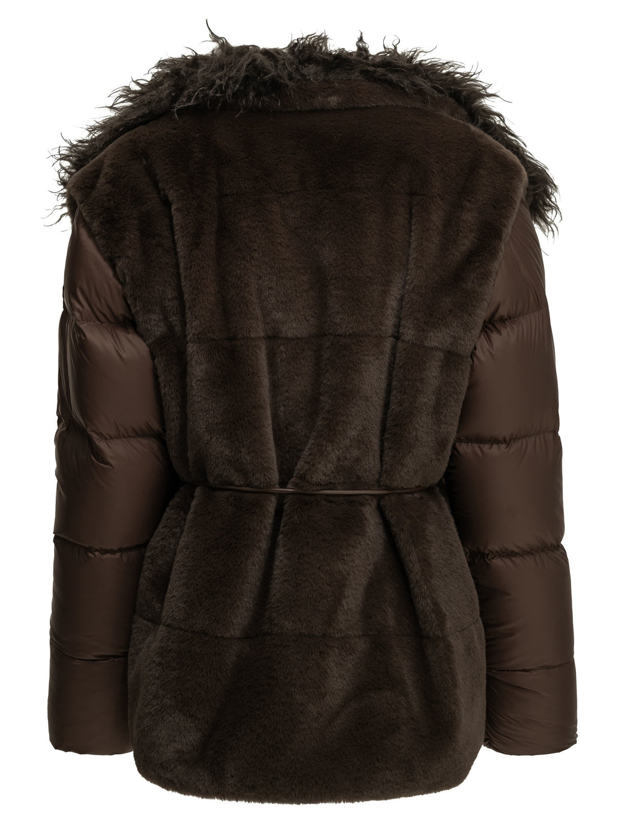 Moncler "Immersif" Short Down Jacket - Brown