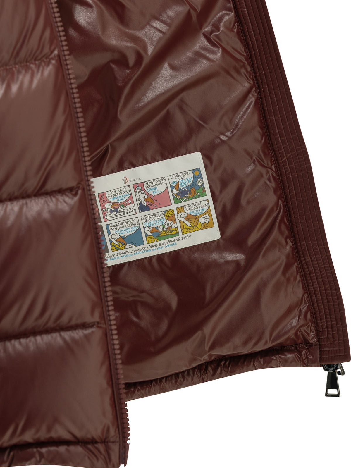 Moncler "Maire" Short Down Jacket - Bordeaux