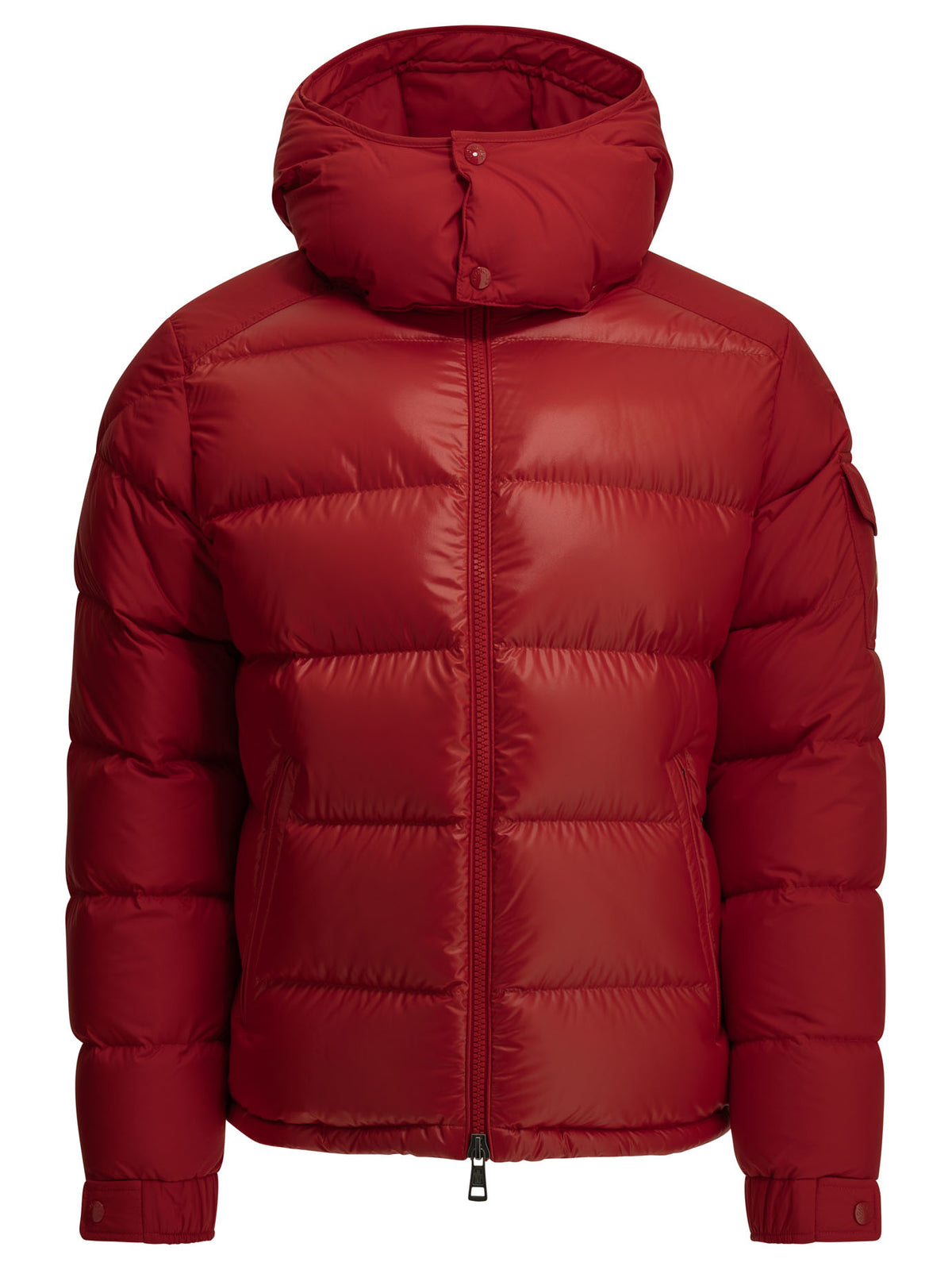 Moncler "Maya" Short Down Jacket - Red