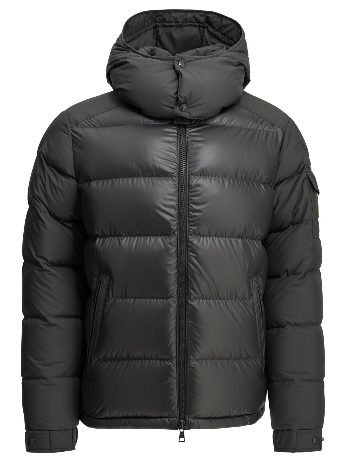 Moncler "Maya" Short Down Jacket - Grey