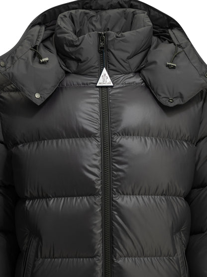 Moncler "Maya" Short Down Jacket - Grey