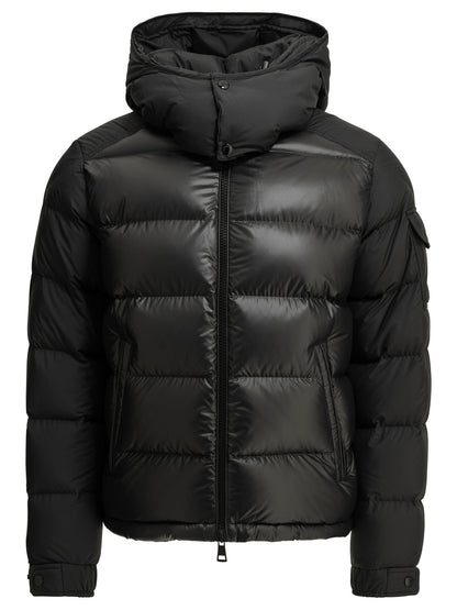 Moncler "Maya" Short Down Jacket - Black