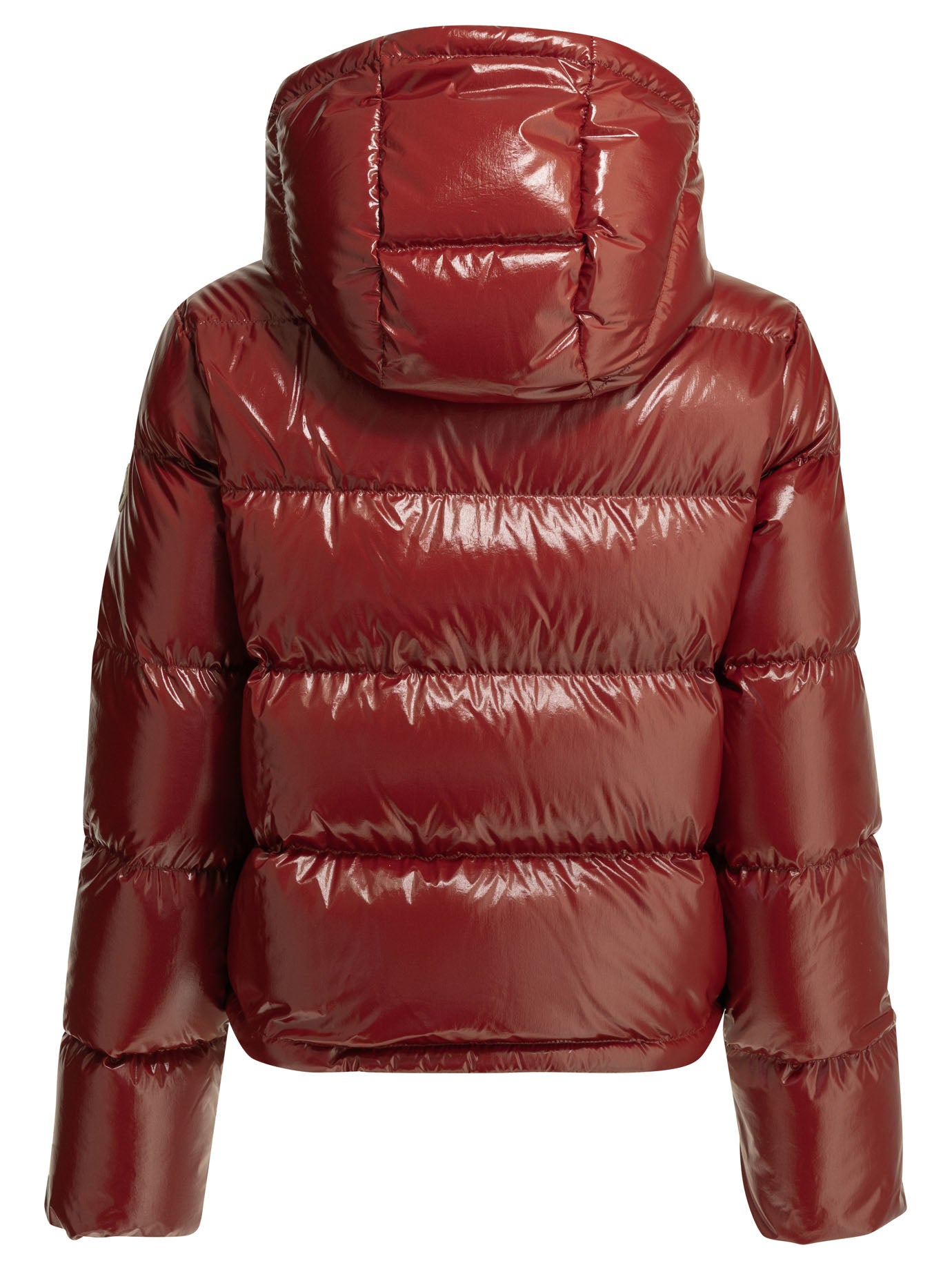 Moncler "Niveole" Short Down Jacket - Bordeaux