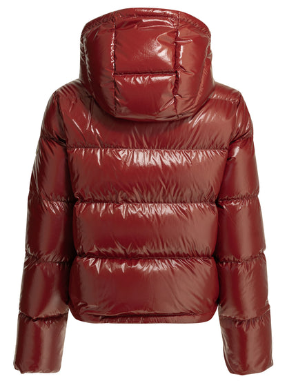 Moncler "Niveole" Short Down Jacket - Bordeaux