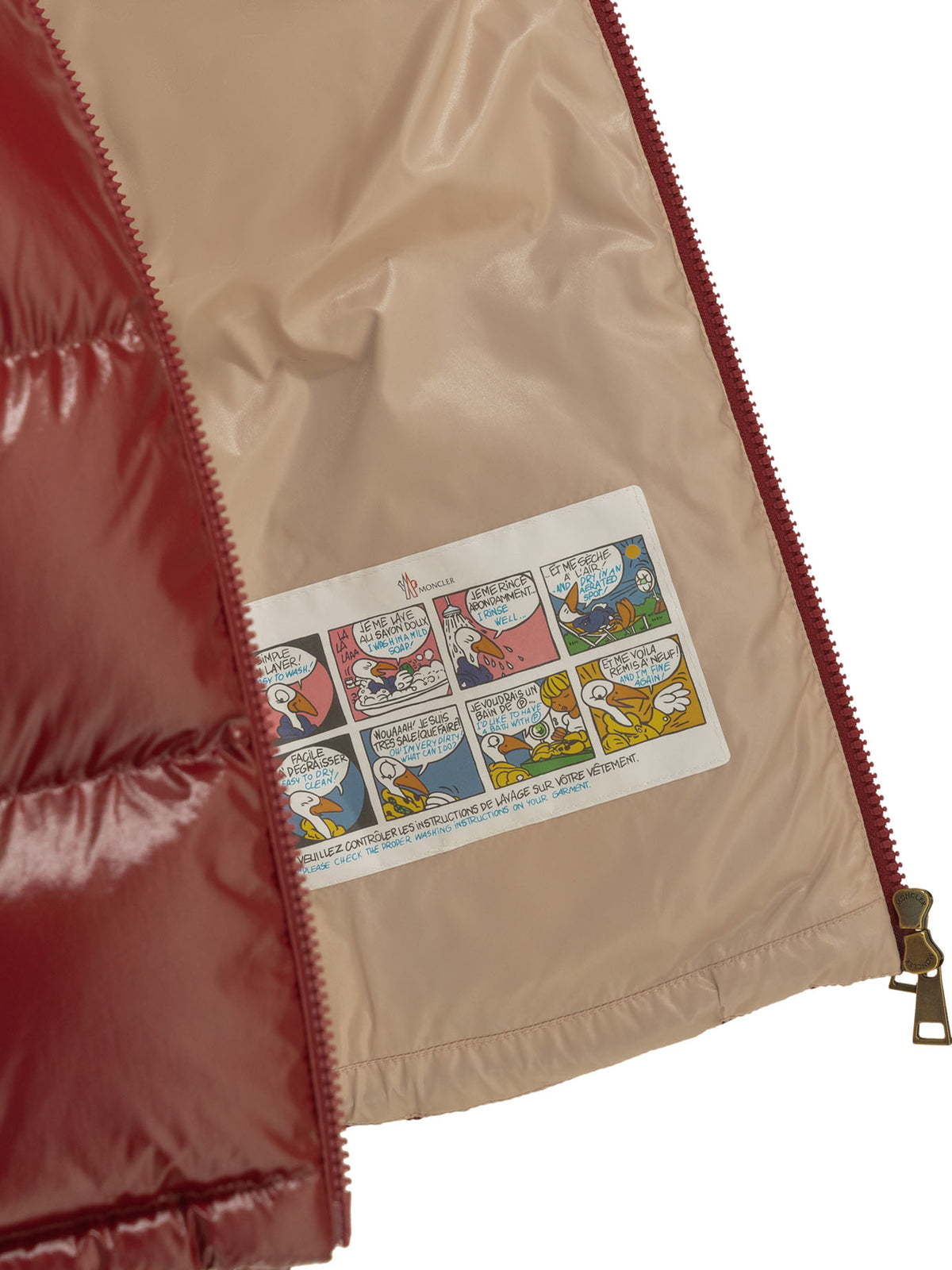 Moncler "Niveole" Short Down Jacket - Bordeaux