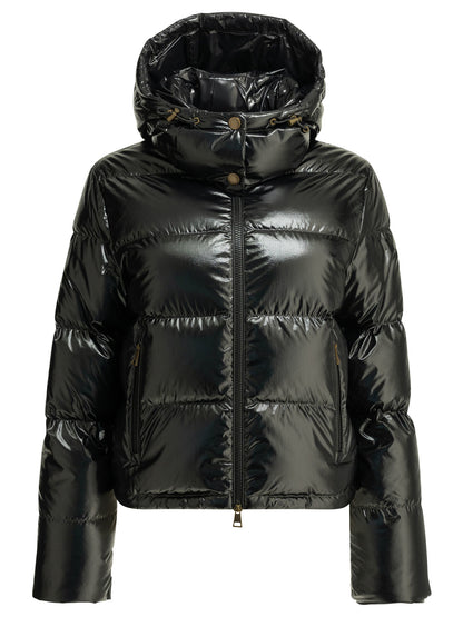 Moncler "Niveole" Short Down Jacket - Black