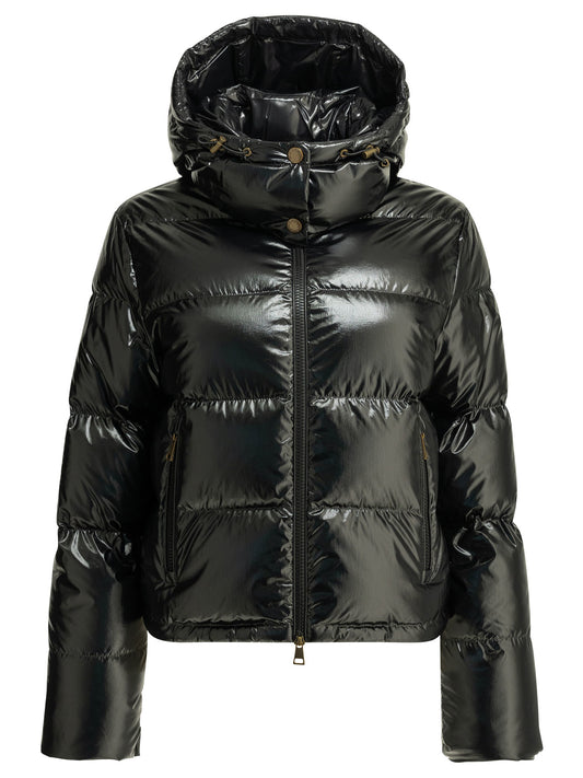 Moncler "Niveole" Short Down Jacket - Black