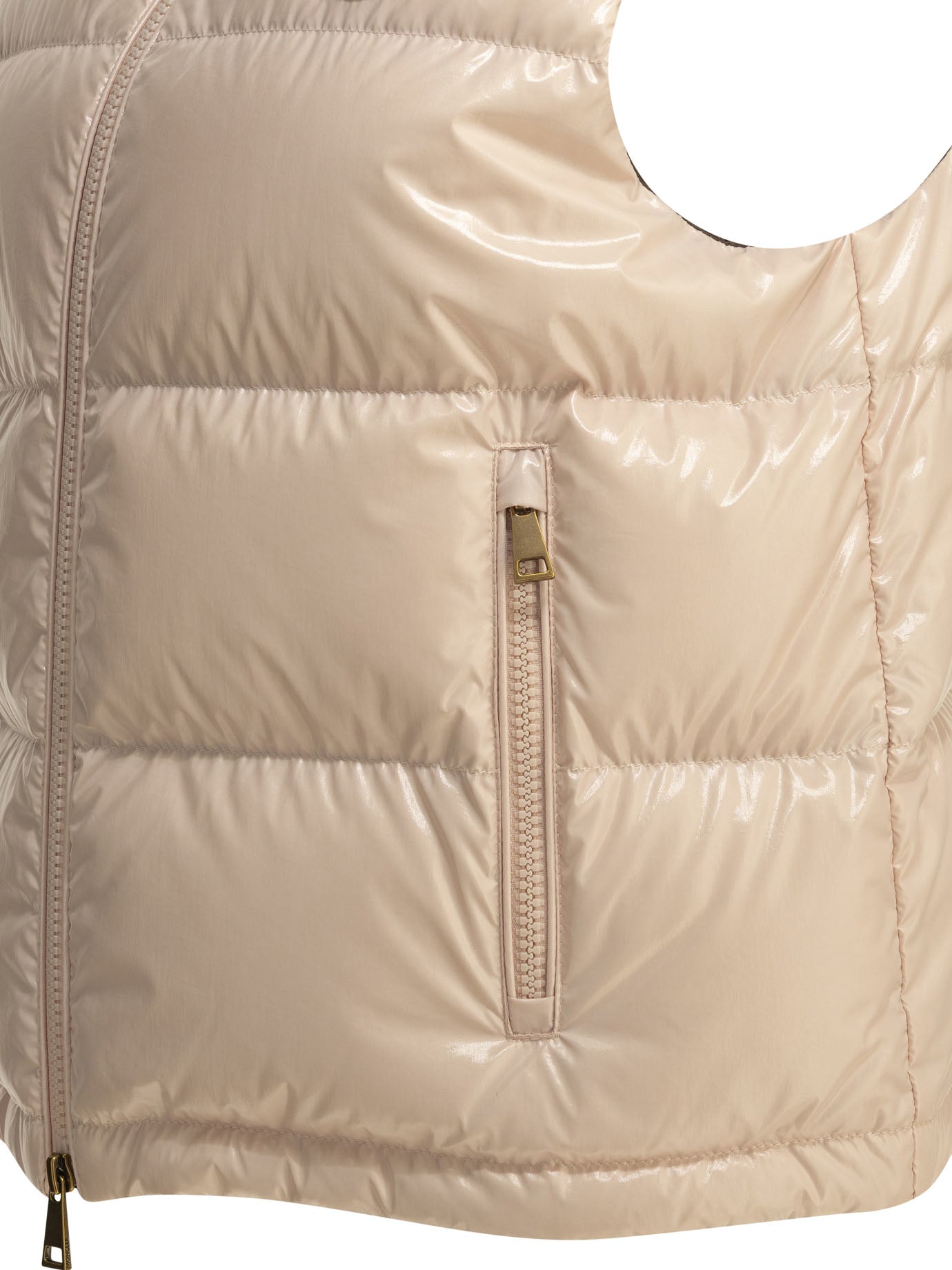 Moncler "Niverolle" Sleeveless Jacket - Pink