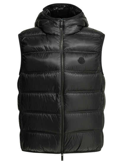 Moncler "Panestrel" Sleeveless Jacket - Black