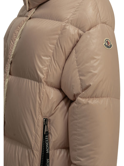 Moncler "Parana" Short Down Jacket - Pink