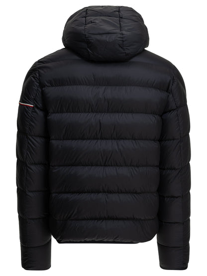 Moncler "Ravenlock" Short Down Jacket - Blue