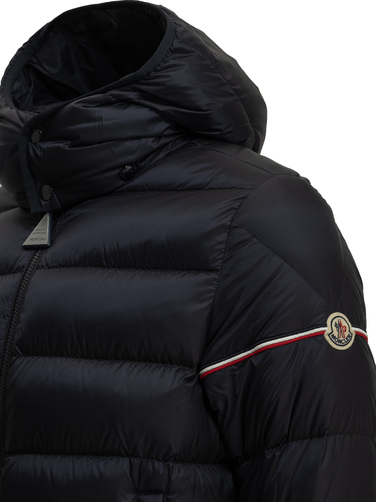 Moncler "Ravenlock" Short Down Jacket - Blue