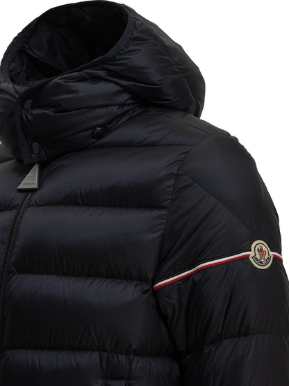 Moncler "Ravenlock" Short Down Jacket - Blue