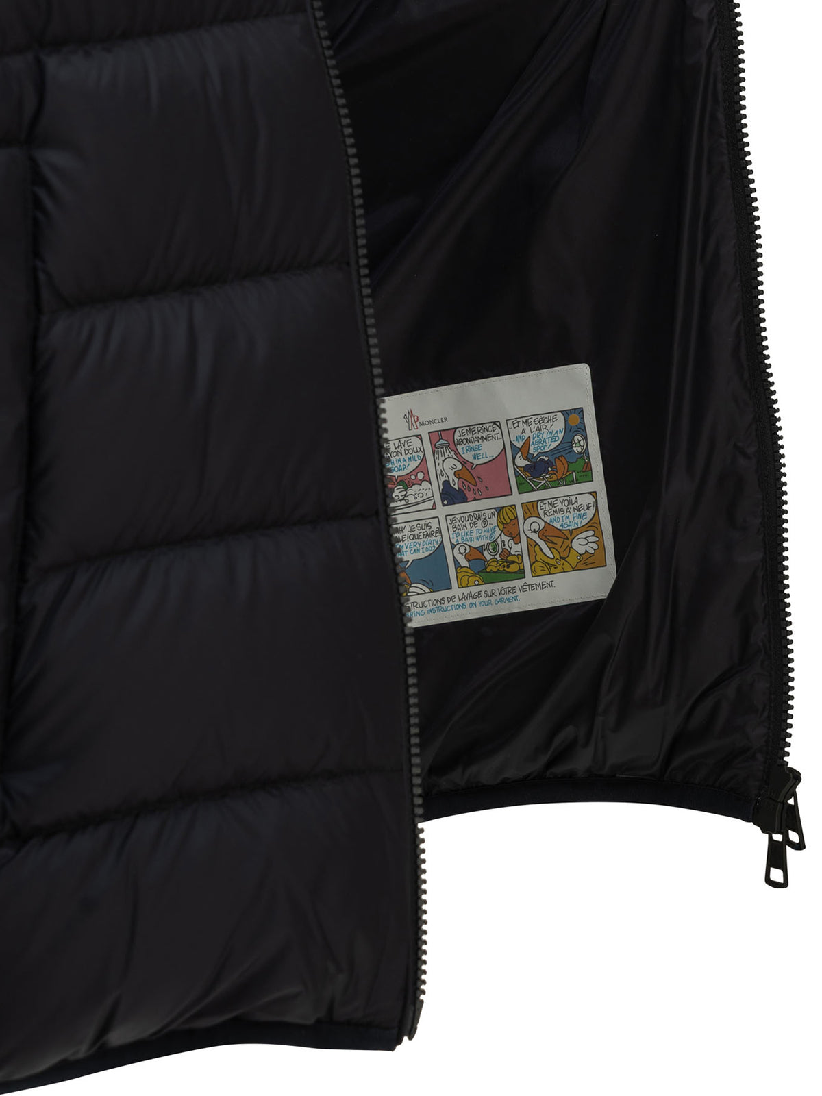 Moncler "Ravenlock" Short Down Jacket - Blue