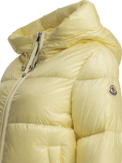 Moncler "Serittes" Short down jacket - Yellow