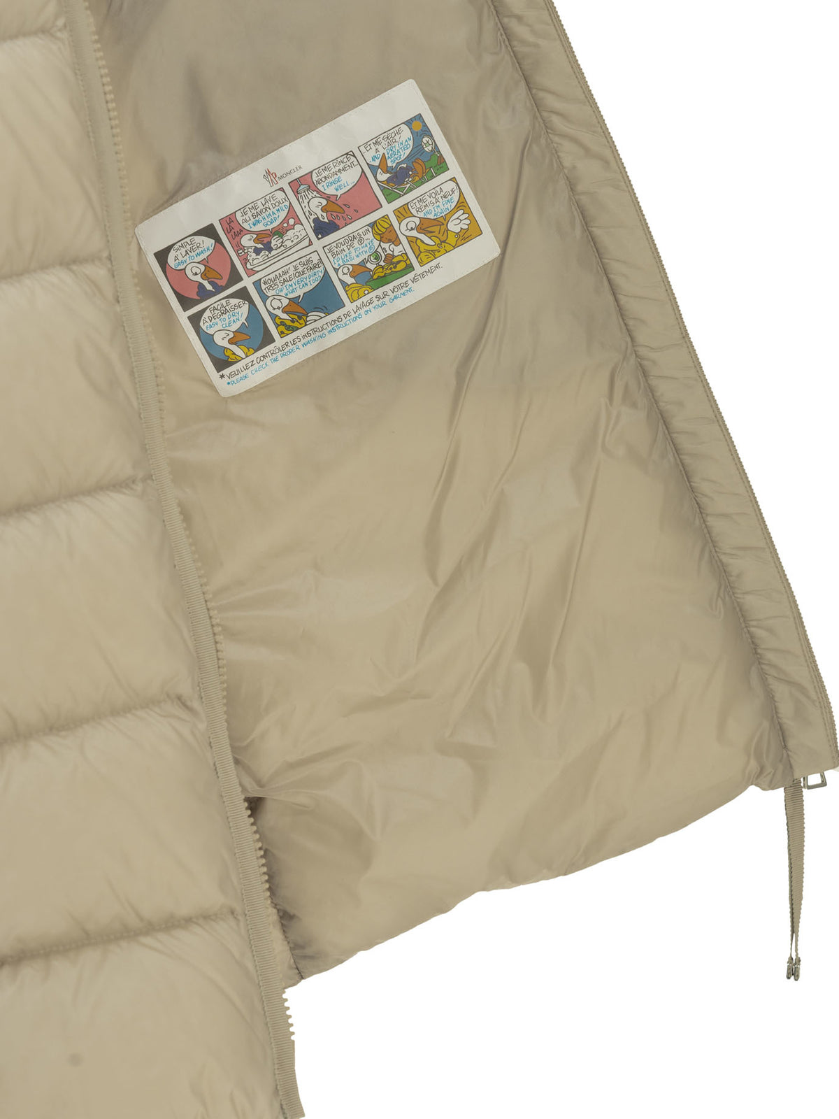 Moncler "Suyenne" Long Down Jacket - Grey