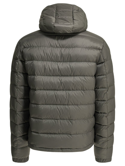 Moncler "Verith" Short Down Jacket - Grey