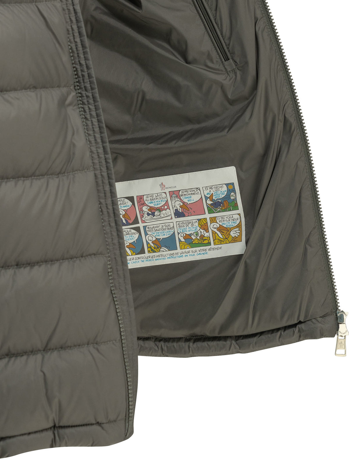 Moncler "Verith" Short Down Jacket - Grey