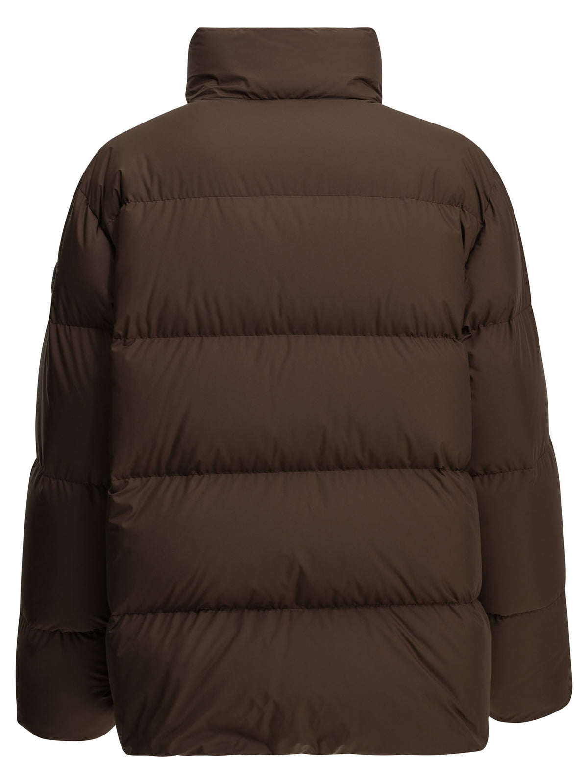 Moncler "Vivantesse" Short Down Jacket - Brown