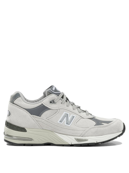 New Balance "Made in UK 991V1" Low-Top Sneakers - Grey
