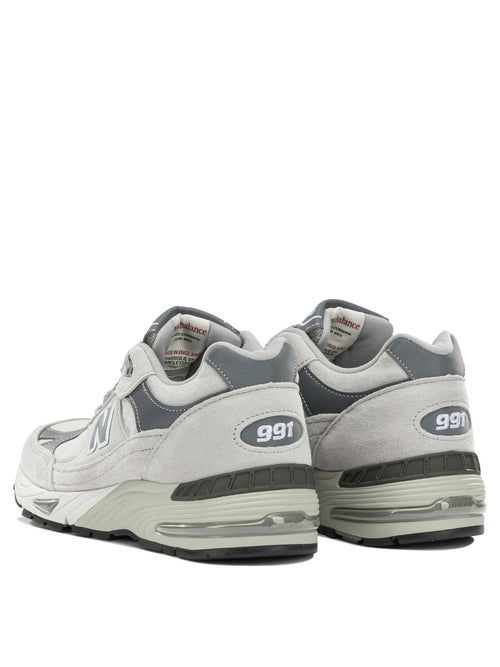 New Balance "Made in UK 991V1" Low-Top Sneakers - Grey