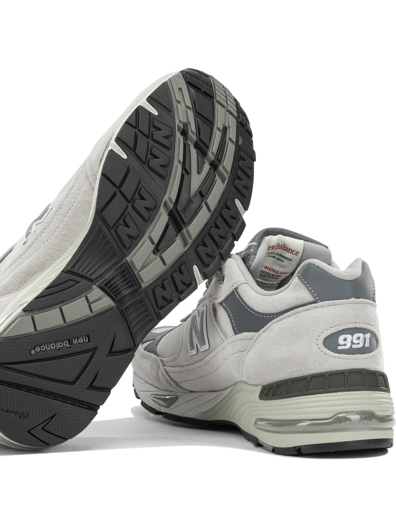 New Balance "Made in UK 991V1" Low-Top Sneakers - Grey