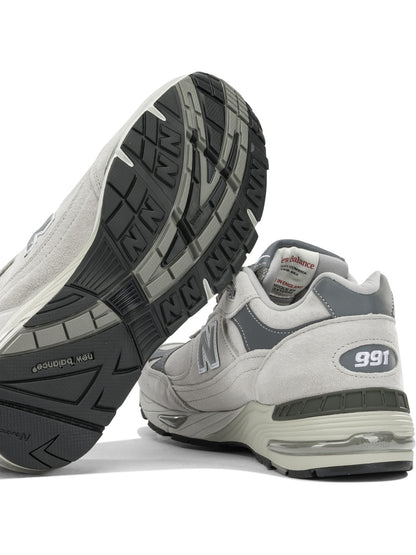 New Balance "Made in UK 991V1" Low-Top Sneakers - Grey