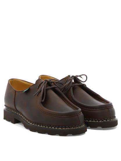 Paraboot "Michael" Lace-Up Loafers - Brown