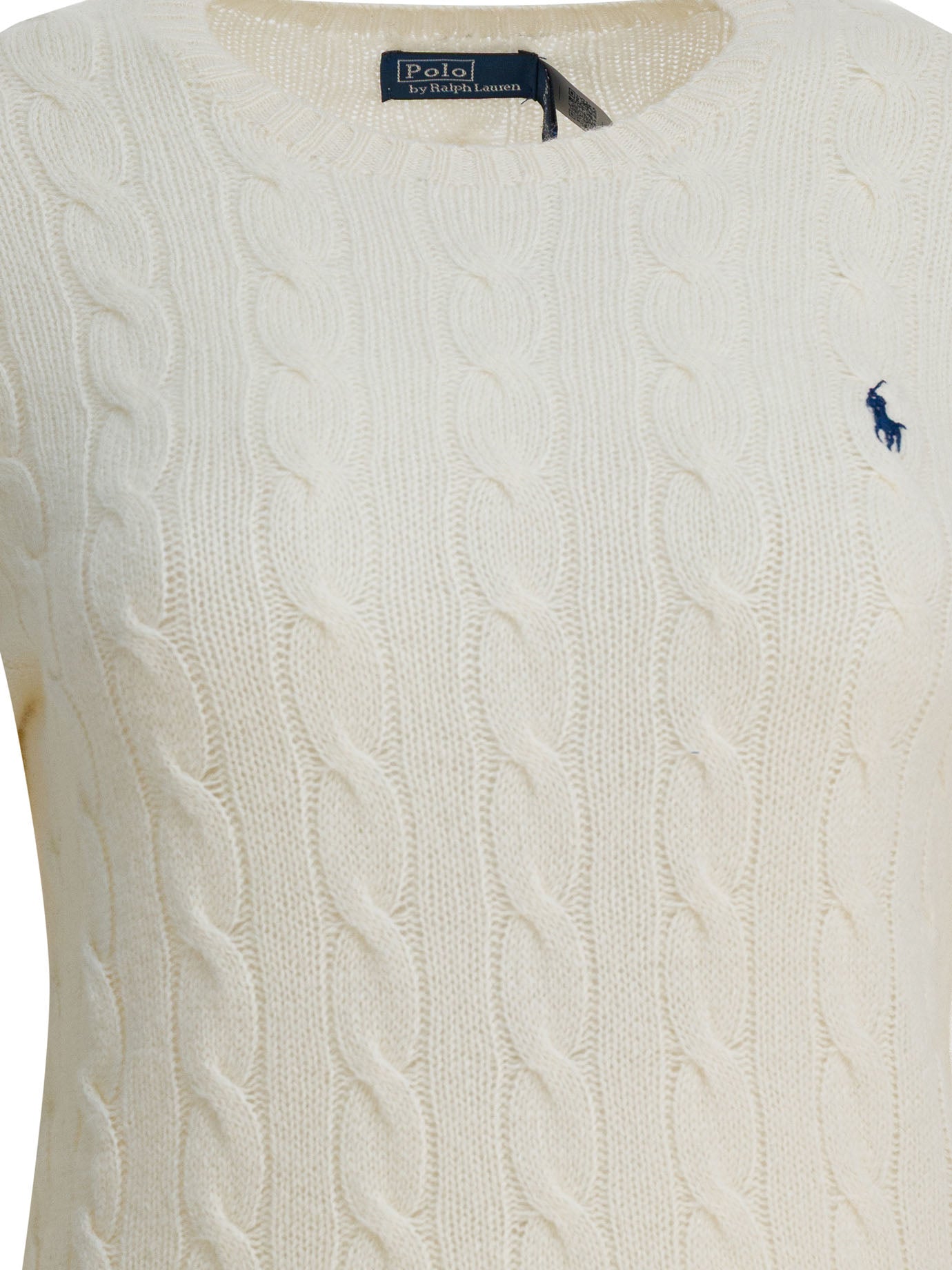 Polo Ralph Lauren Crewneck sweater with logo - White