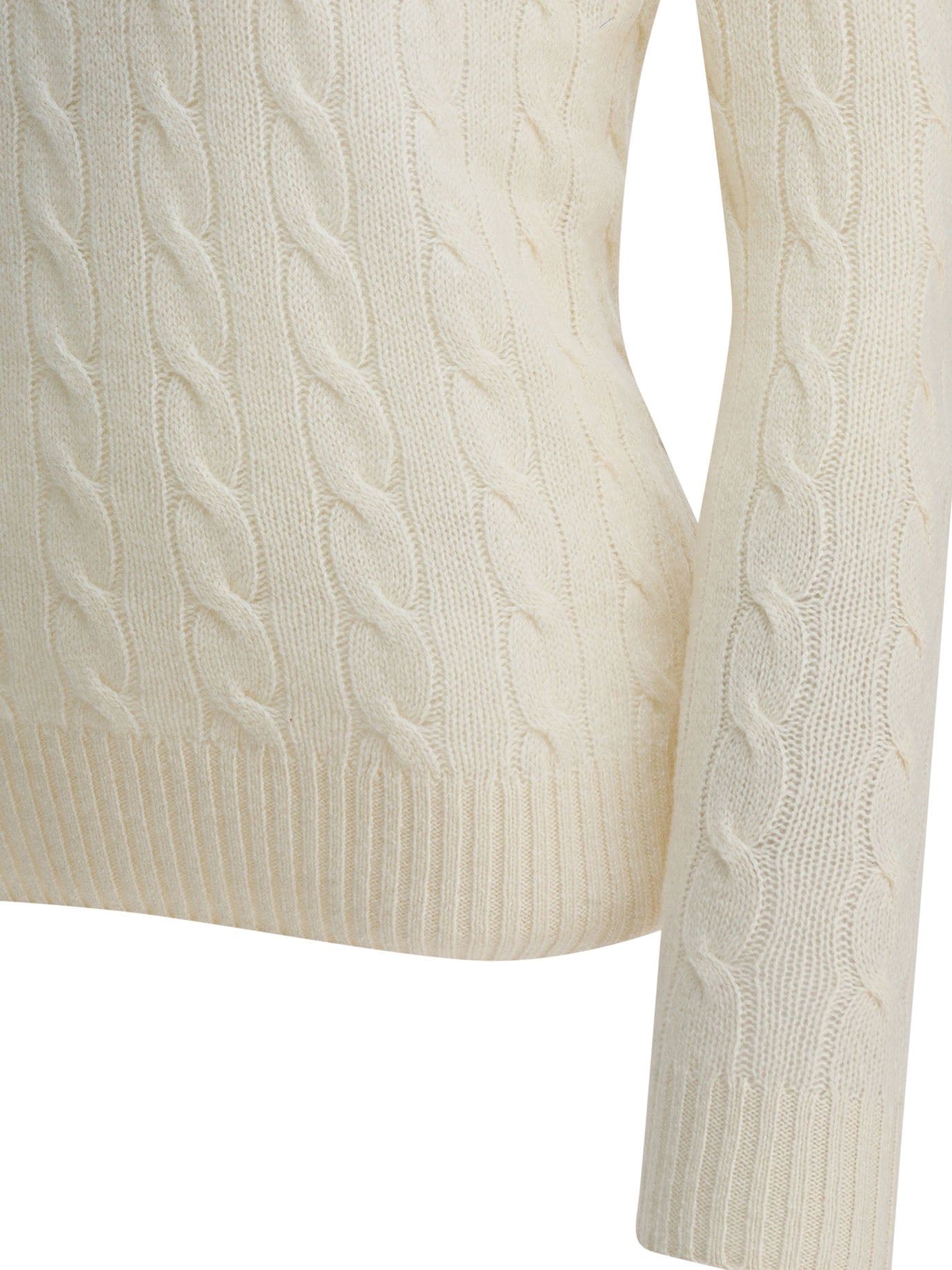 Polo Ralph Lauren Crewneck sweater with logo - White