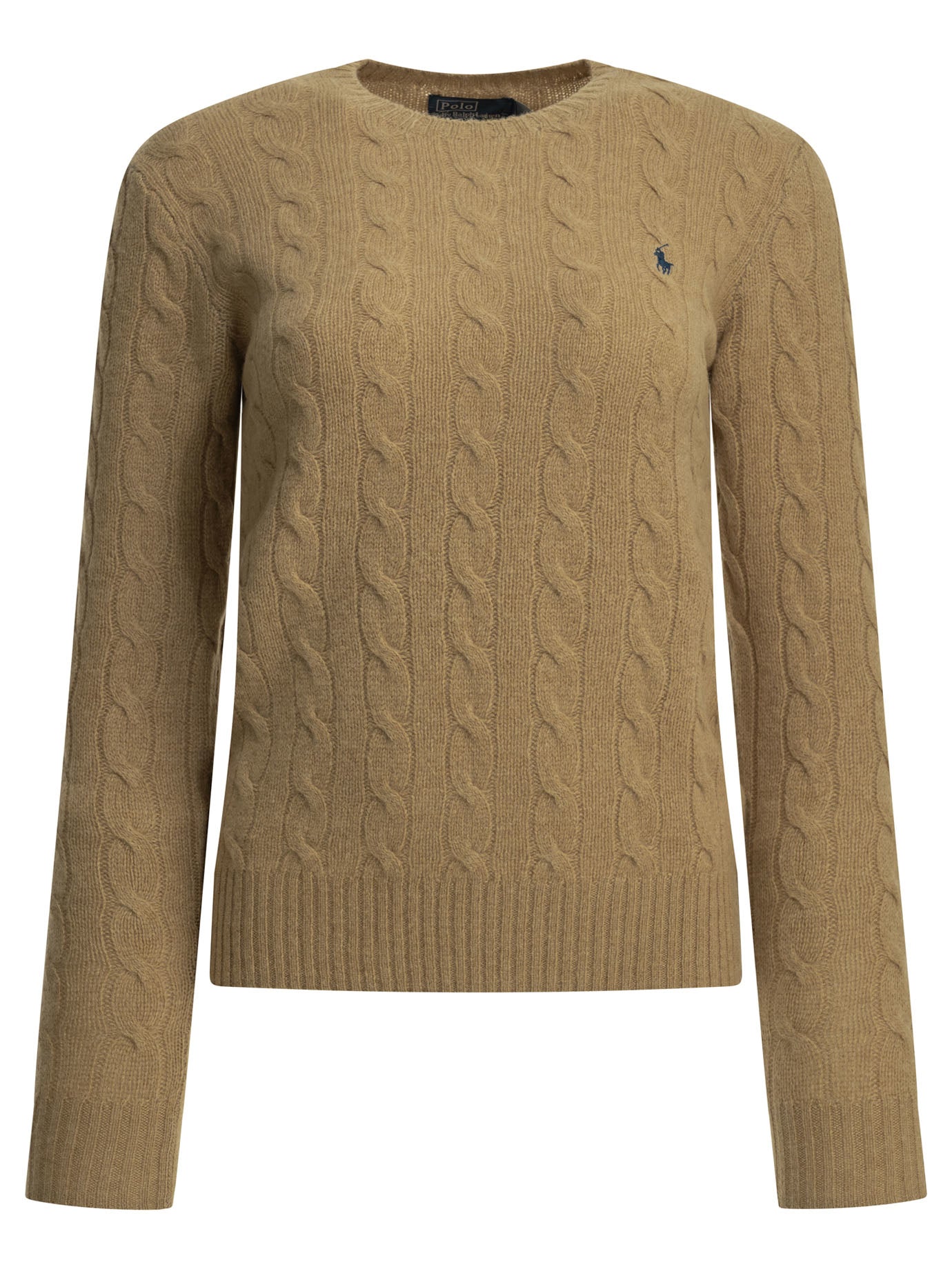 Polo Ralph Lauren Crew-neck sweater with logo - Beige