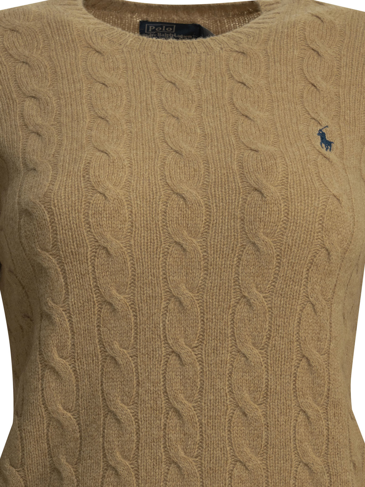 Polo Ralph Lauren Crew-neck sweater with logo - Beige