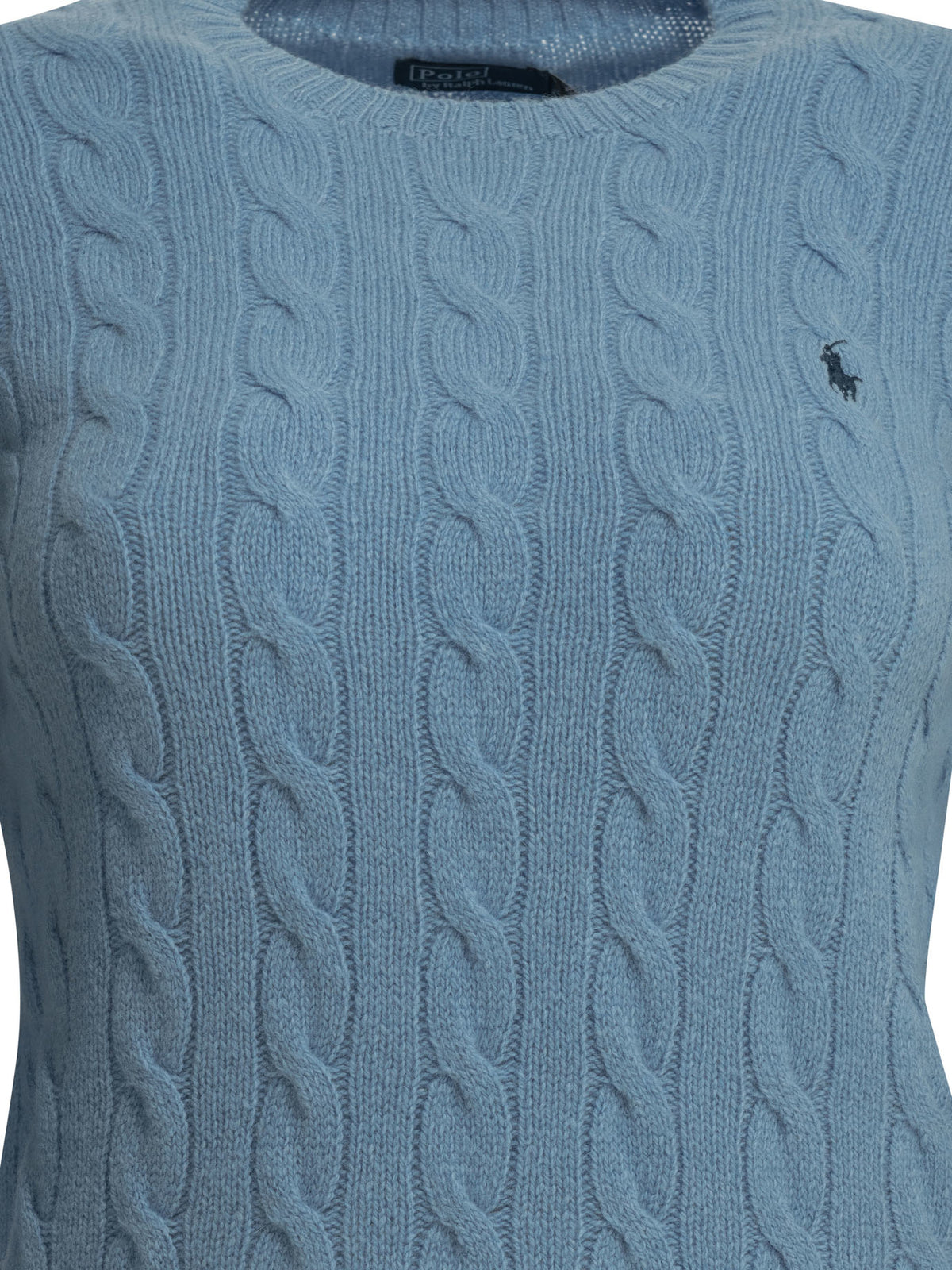 Polo Ralph Lauren Crew-neck sweater with logo - Light Blue