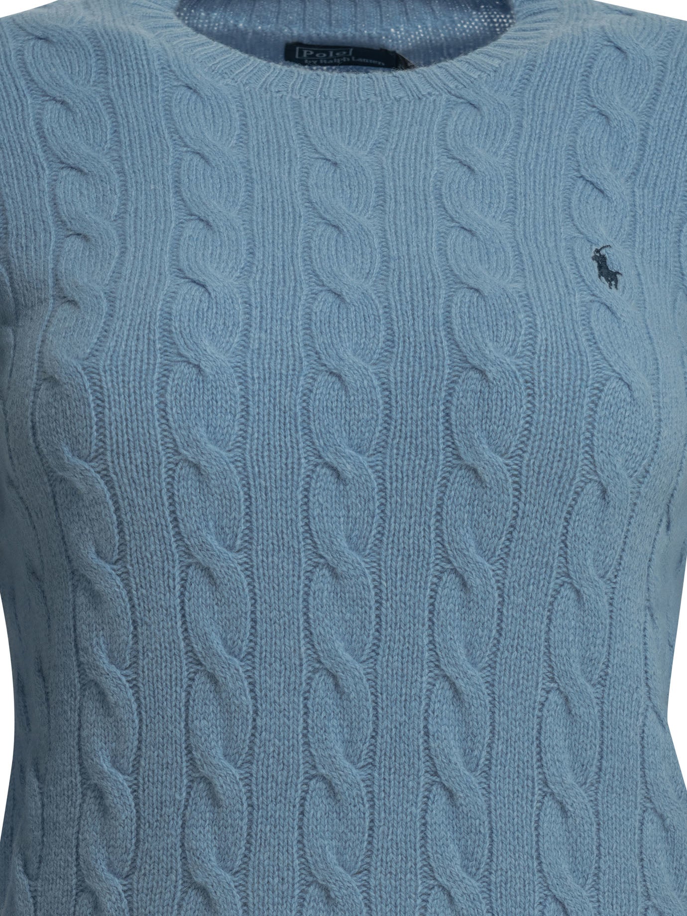 Polo Ralph Lauren Crew-neck sweater with logo - Light Blue