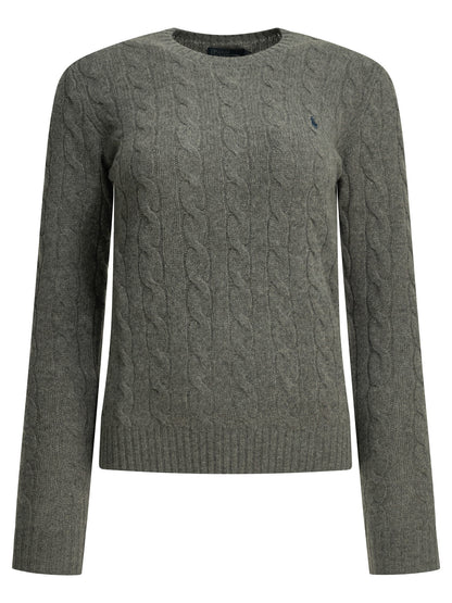 Polo Ralph Lauren Crew-neck sweater with logo - Grey