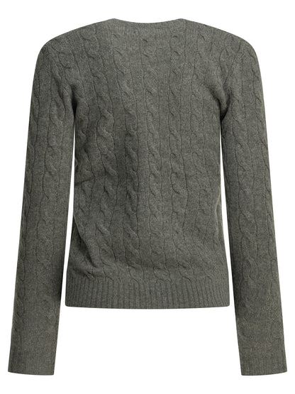Polo Ralph Lauren Crew-neck sweater with logo - Grey