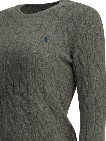 Polo Ralph Lauren Crew-neck sweater with logo - Grey