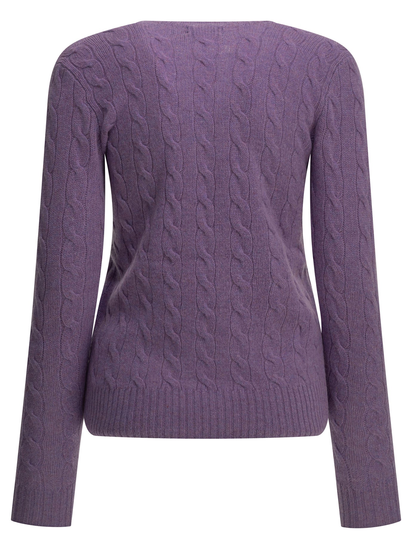 Polo Ralph Lauren Crew-neck sweater with logo - Purple
