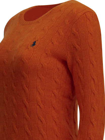 Polo Ralph Lauren Crew-neck sweater with logo - Orange