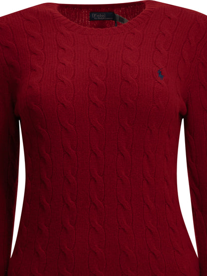 Polo Ralph Lauren Crew-neck sweater with logo - Red
