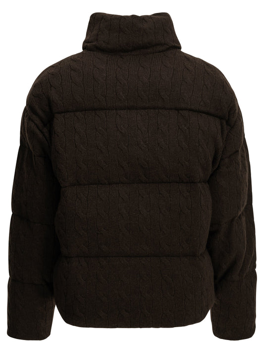 Polo Ralph Lauren Wool and Cashmere Bomber Jacket - Brown
