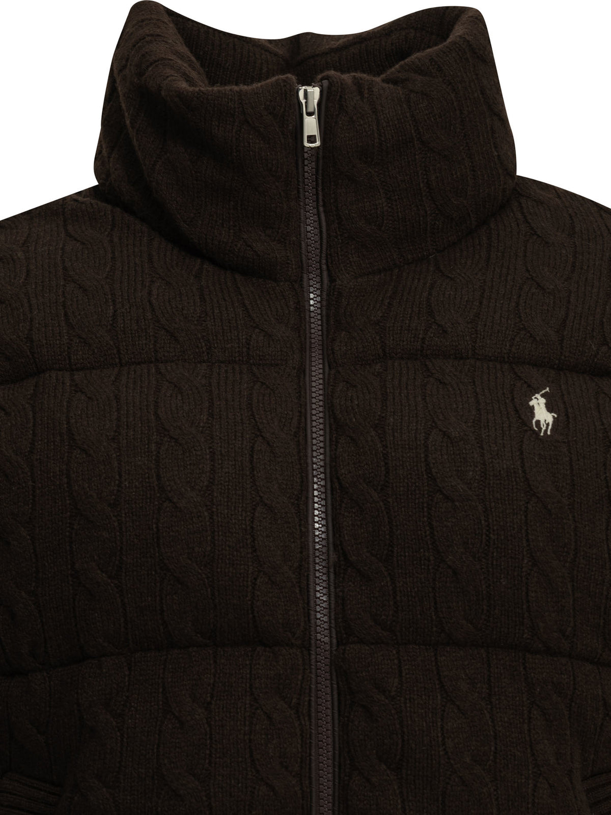 Polo Ralph Lauren Wool and Cashmere Bomber Jacket - Brown