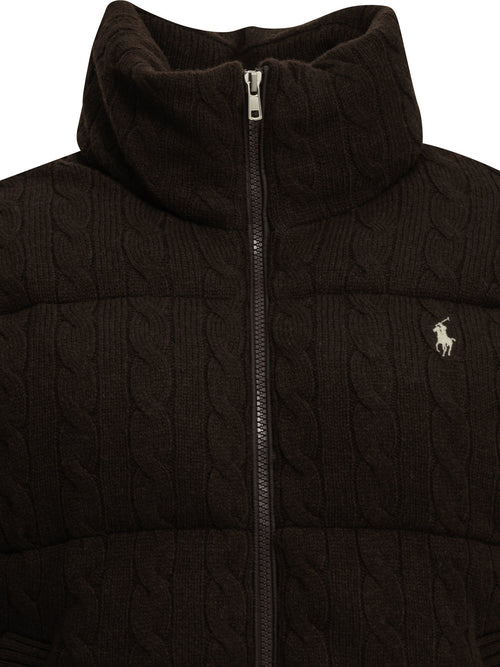 Polo Ralph Lauren Wool and Cashmere Bomber Jacket - Brown