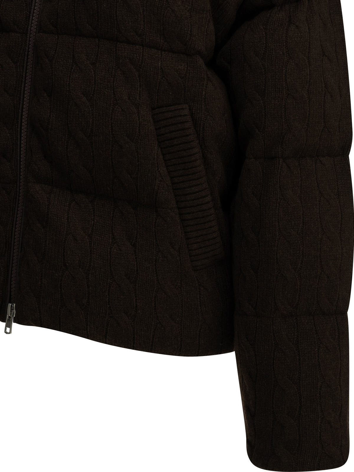 Polo Ralph Lauren Wool and Cashmere Bomber Jacket - Brown