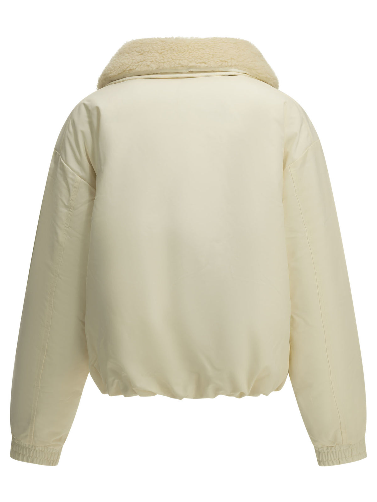Polo Ralph Lauren Short down jacket with logo - White